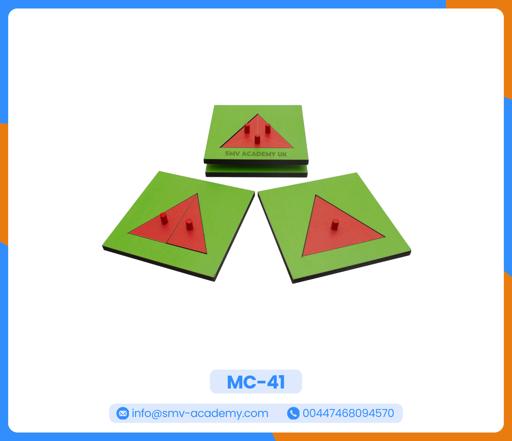 كسور المثلث - Wooden Triangle Fractions